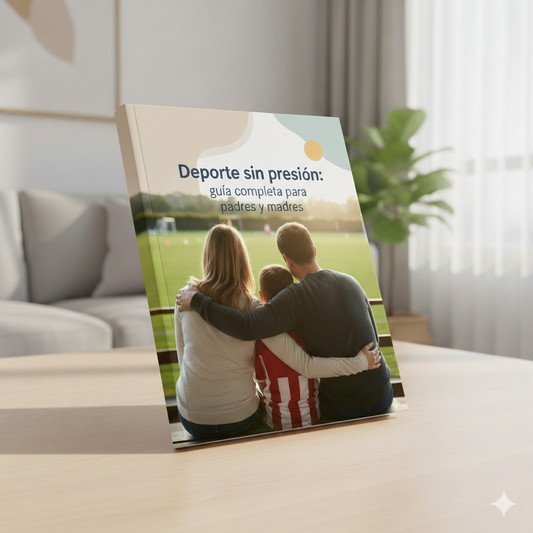 DEPORTE SIN PRESIÓN GUIA COMPLETA PARA PADRES Y MADRES + 5 BONOS DE REGALO
